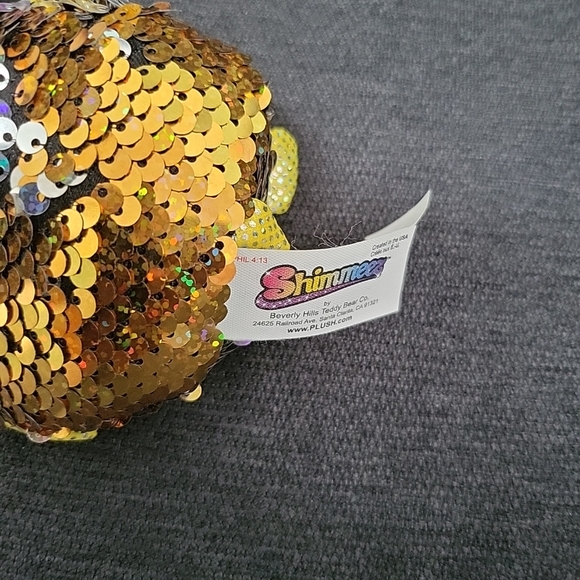 Lot 4 Sequin Shimmeez With Clips Pig Cat Chick & Owl Flip Sequins - Picture 10 of 10